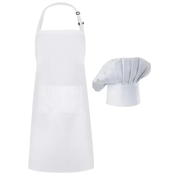 ensemble tablier chef cuisine blanc