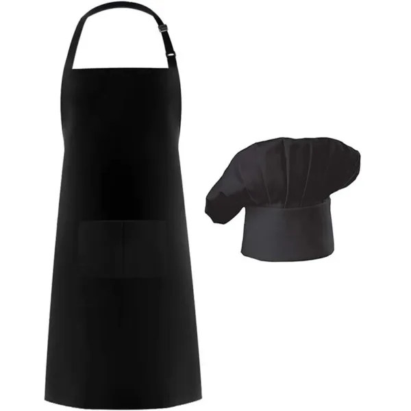 ensemble tablier chef noir