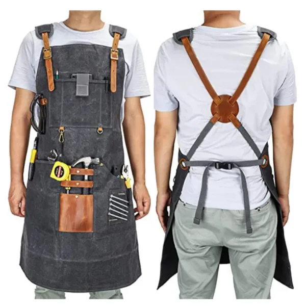 tablier electricien gris