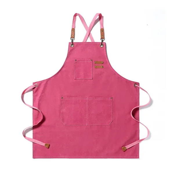 tablier barbecue rose
