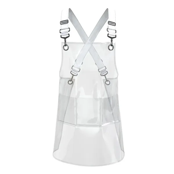 tablier en plastique blanc