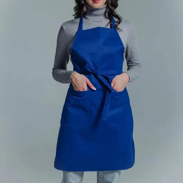 tablier bleu élégant pour femme