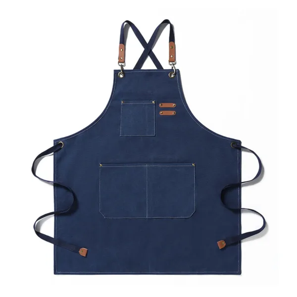 tablier barbecue bleu