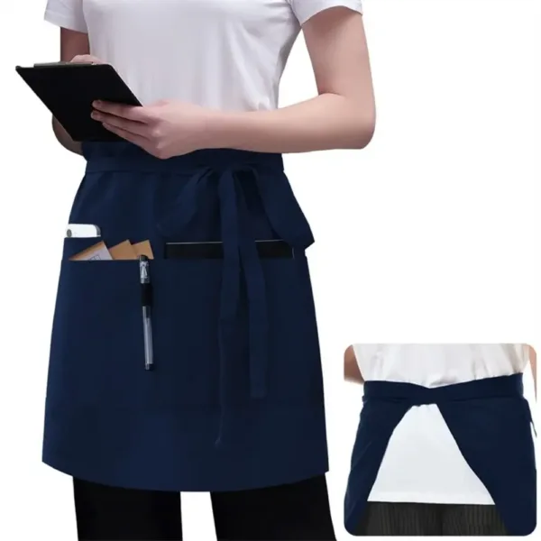 tablier barman bleu