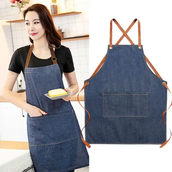 tablier en jean