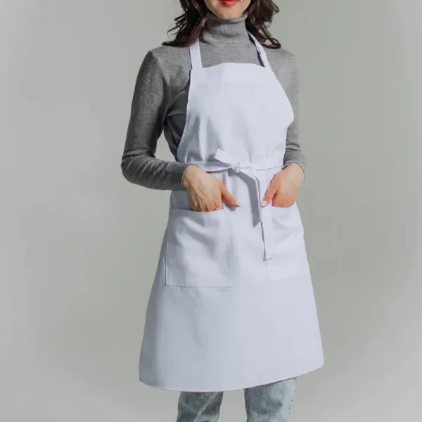 tablier blanc pour femme