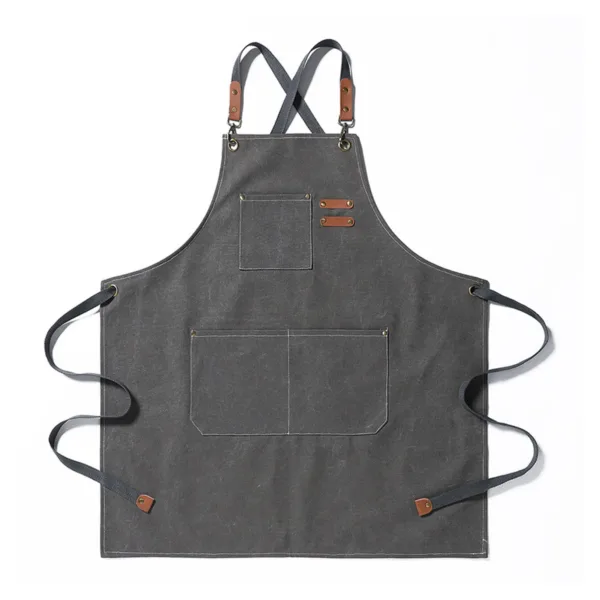 tablier barbecue gris