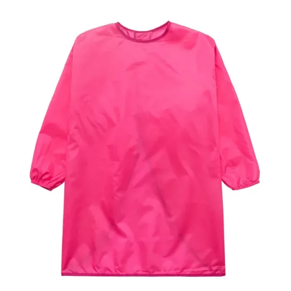tablier école manche longue rose foncé