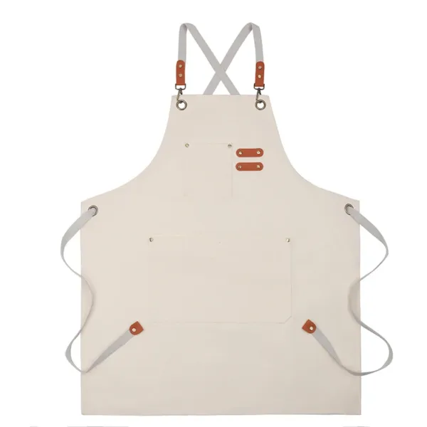 tablier barbecue blanc élégant