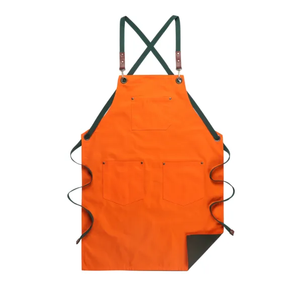 tablier cuisine haut de gamme orange