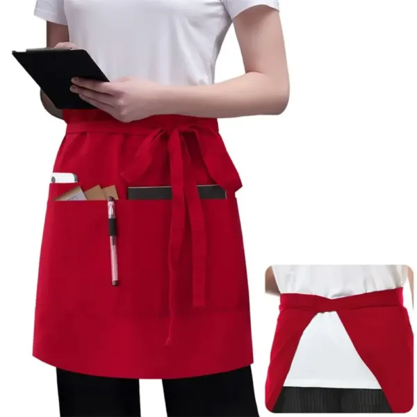 tablier barman rouge