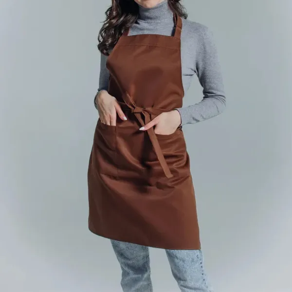 tablier marron pour cuisine