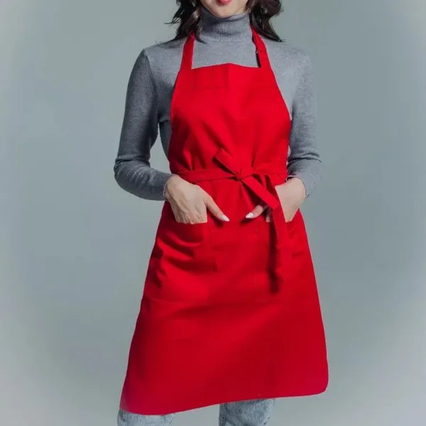 tablier pour femme rouge