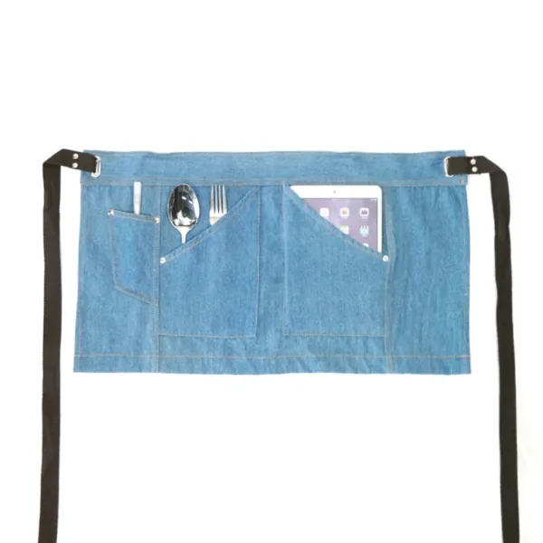 tablier barman denim bleu