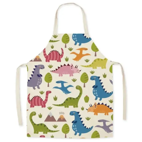 tablier dino khaki