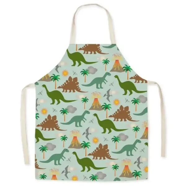 tablier dino en tissu