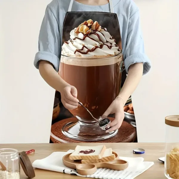 tablier humoristique tasse chocolat