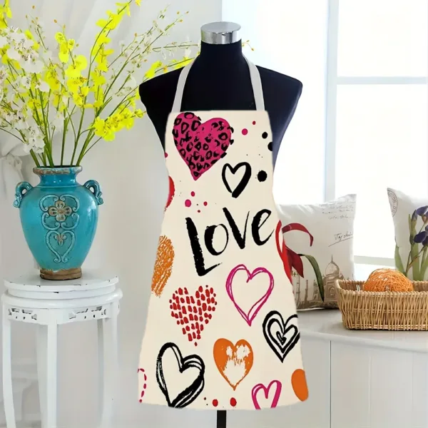 tablier romantique multicolore