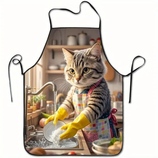 tablier humoristique chat