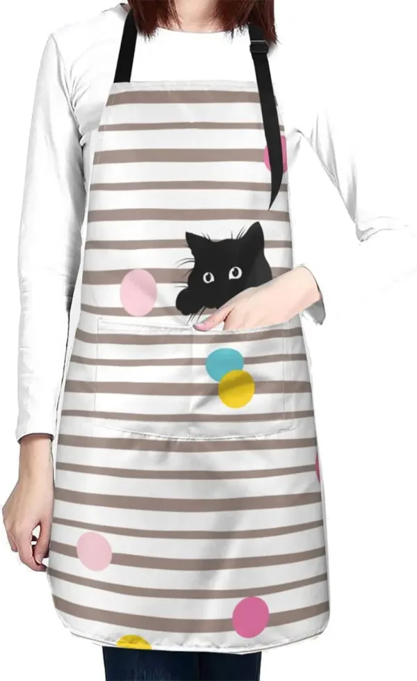 tablier motif petit chat
