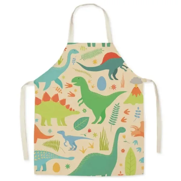 tablier enfant monde dino