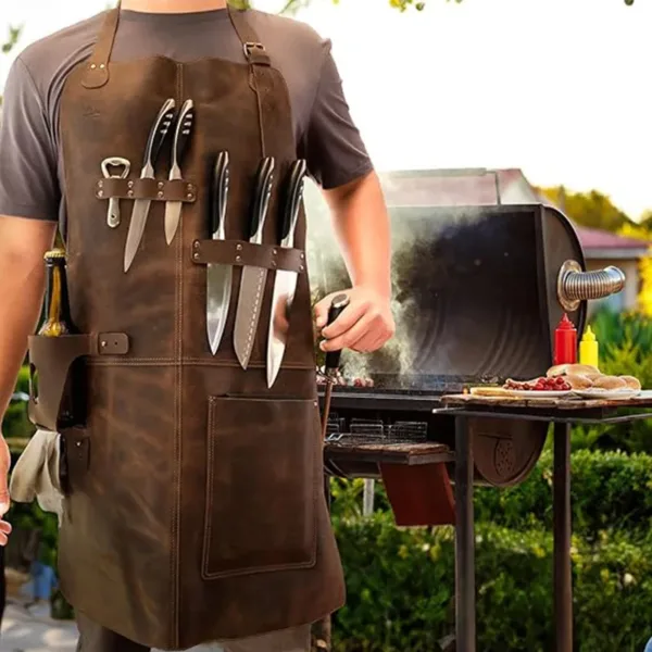 tablier chef cuisine cuir